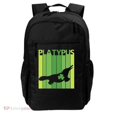 Lucky Platypus St Patrick's Day Irish Gift Backpack