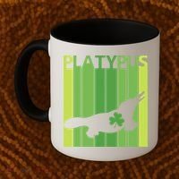 Lucky Platypus St Patrick's Day Irish Gift Coffee Mug thumb 2