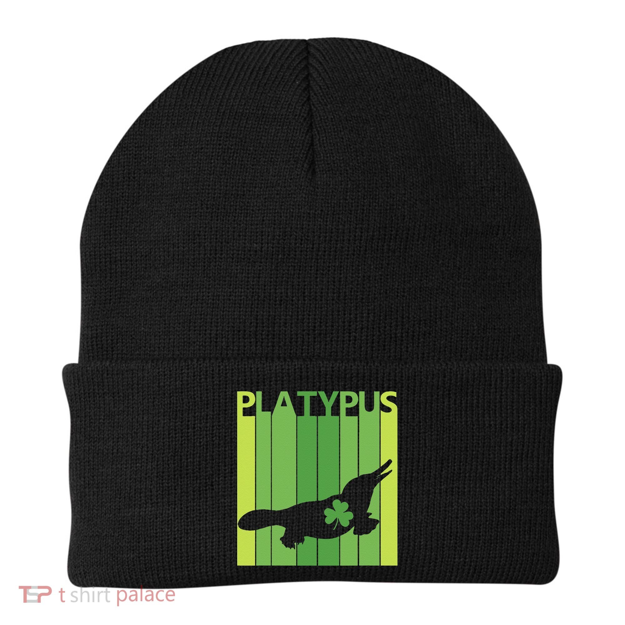 Lucky Platypus St Patrick's Day Irish Gift Beanie