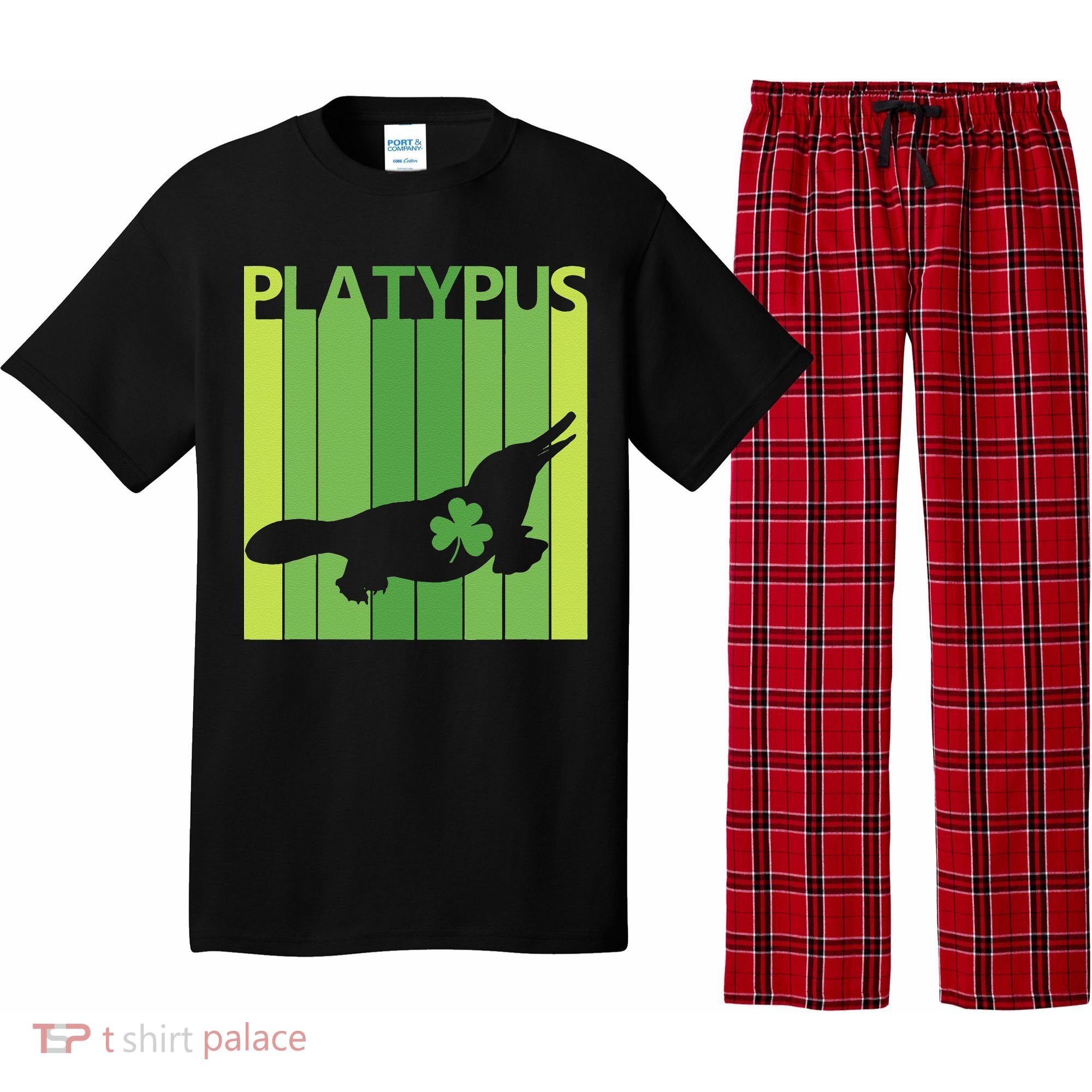 Lucky Platypus St Patrick's Day Irish Gift Pajama Set