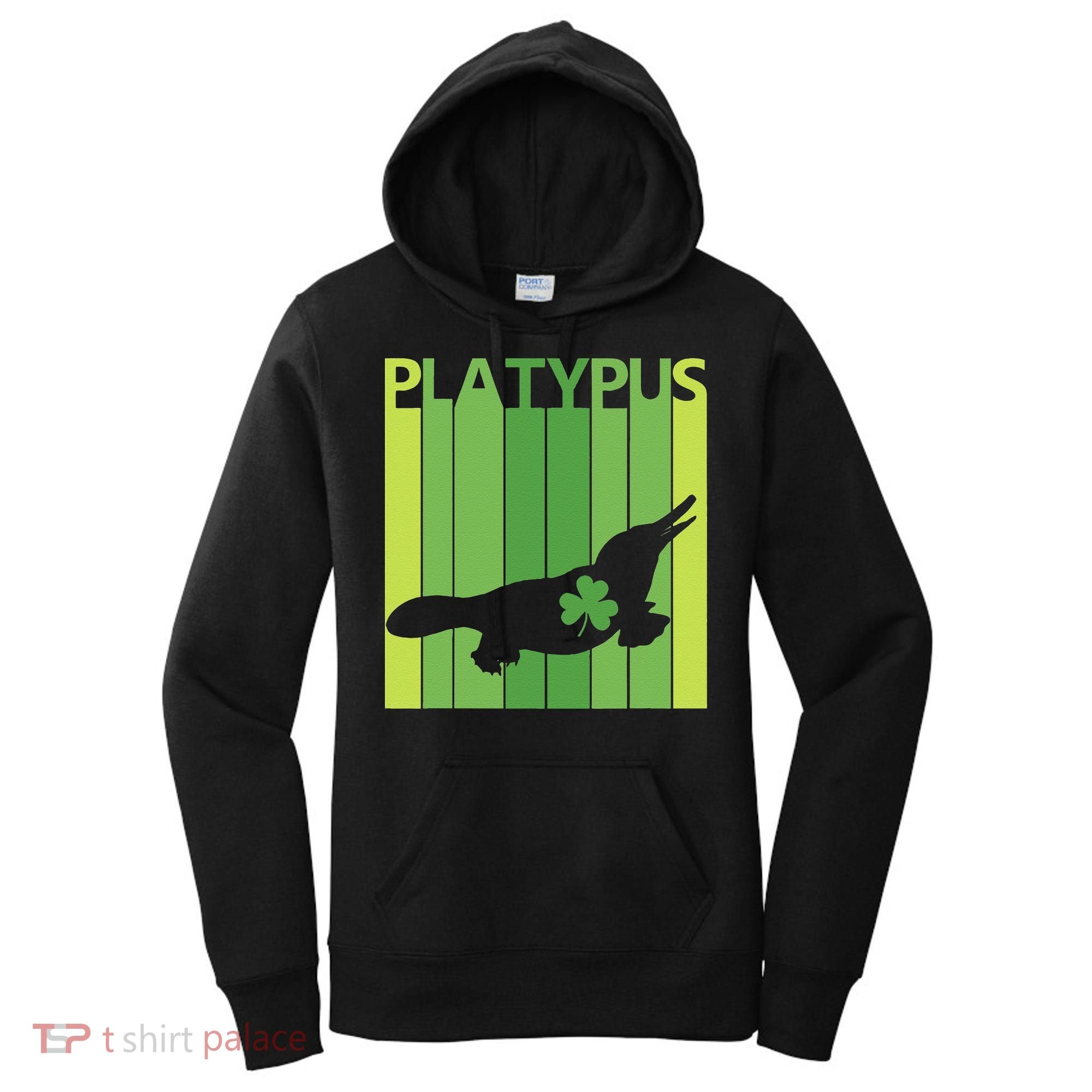 Lucky Platypus St Patrick's Day Irish Gift Women's Hoodie