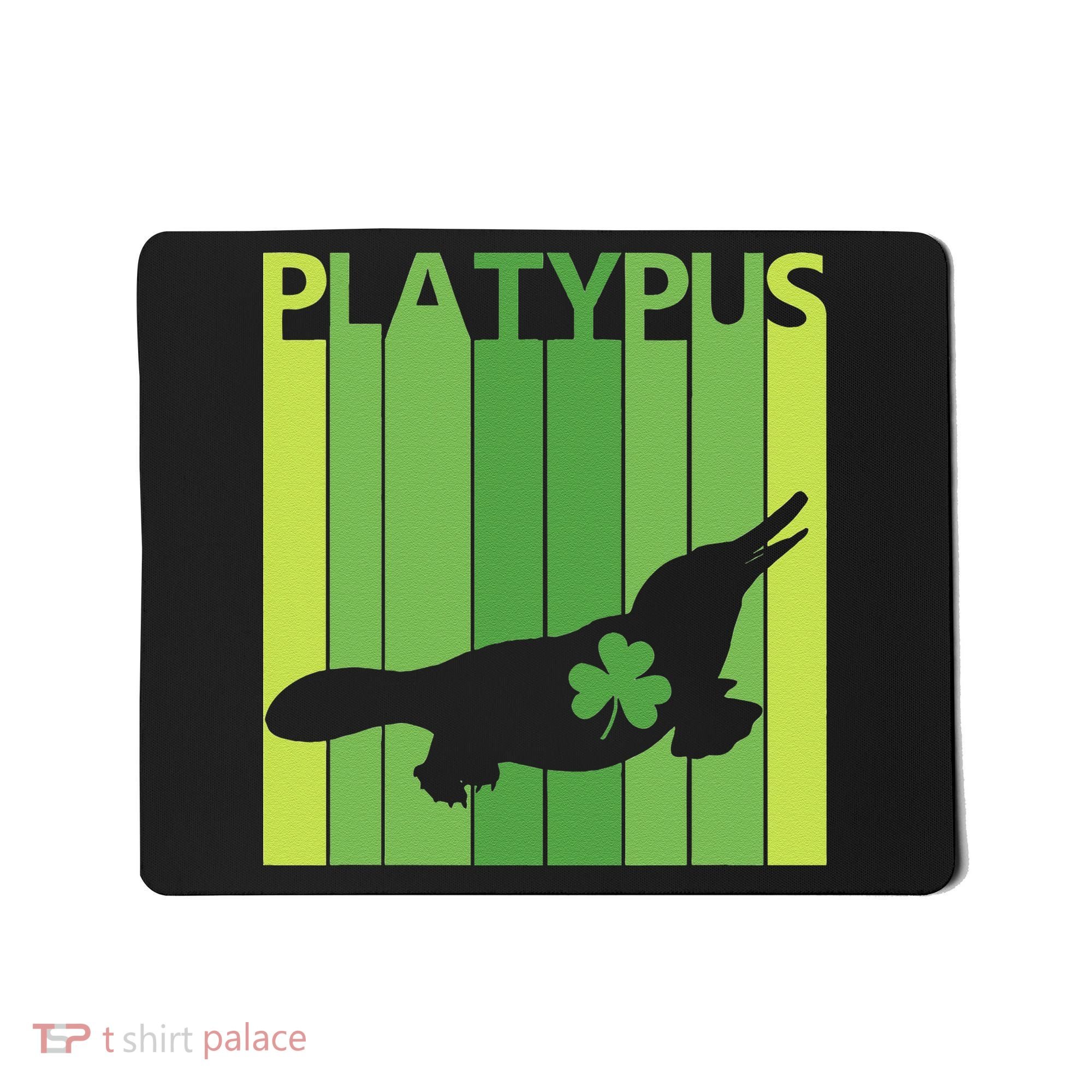 Lucky Platypus St Patrick's Day Irish Gift Mousepad