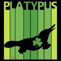 Lucky Platypus St Patrick's Day Irish Gift Mousepad thumb 1