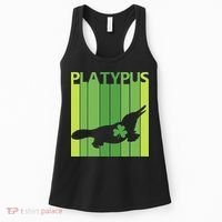 Lucky Platypus St Patrick's Day Irish Gift Women's Tank Top thumb 0