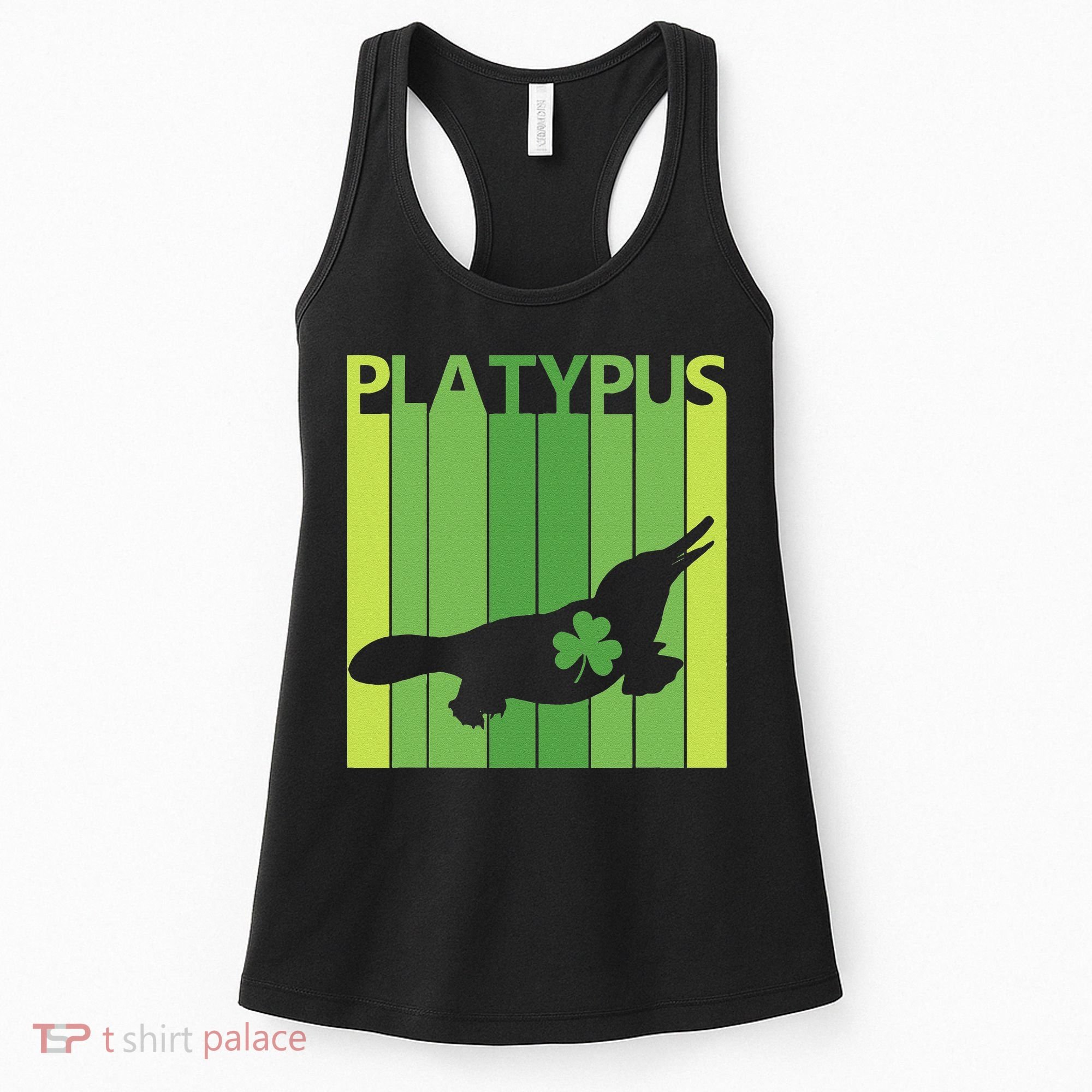 Lucky Platypus St Patrick's Day Irish Gift Women's Tank Top