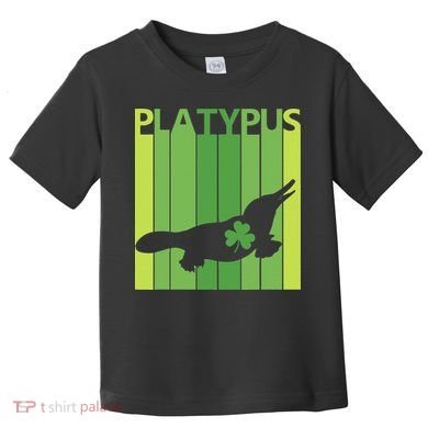 Lucky Platypus St Patrick's Day Irish Gift Toddler T-Shirt
