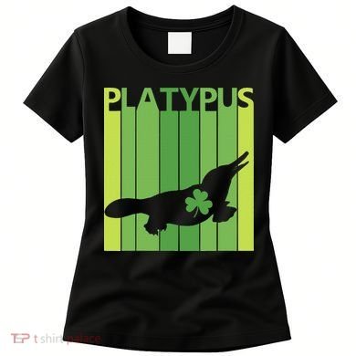 Lucky Platypus St Patrick's Day Irish Gift Women's T-Shirt