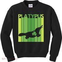 Lucky Platypus St Patrick's Day Irish Gift Kids Sweatshirt thumb 0
