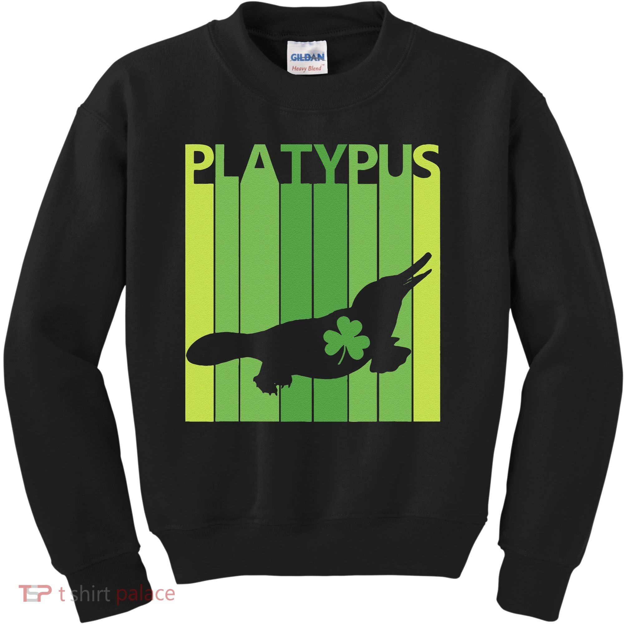 Lucky Platypus St Patrick's Day Irish Gift Kids Sweatshirt