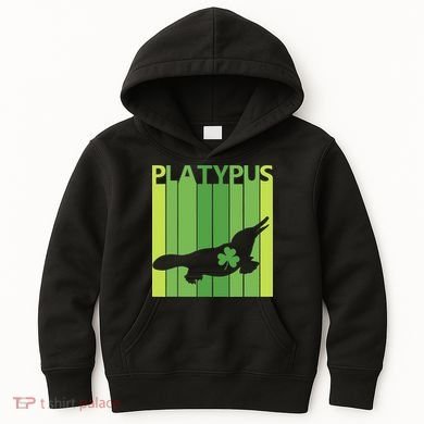 Lucky Platypus St Patrick's Day Irish Gift Kids Hoodie