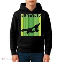 Lucky Platypus St Patrick's Day Irish Gift Kids Hoodie thumb 4