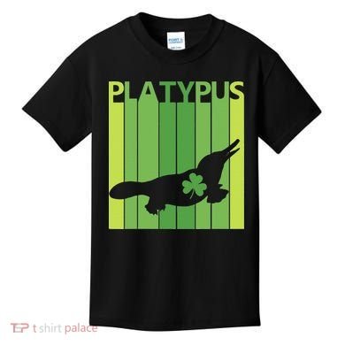 Lucky Platypus St Patrick's Day Irish Gift Kids T-Shirt