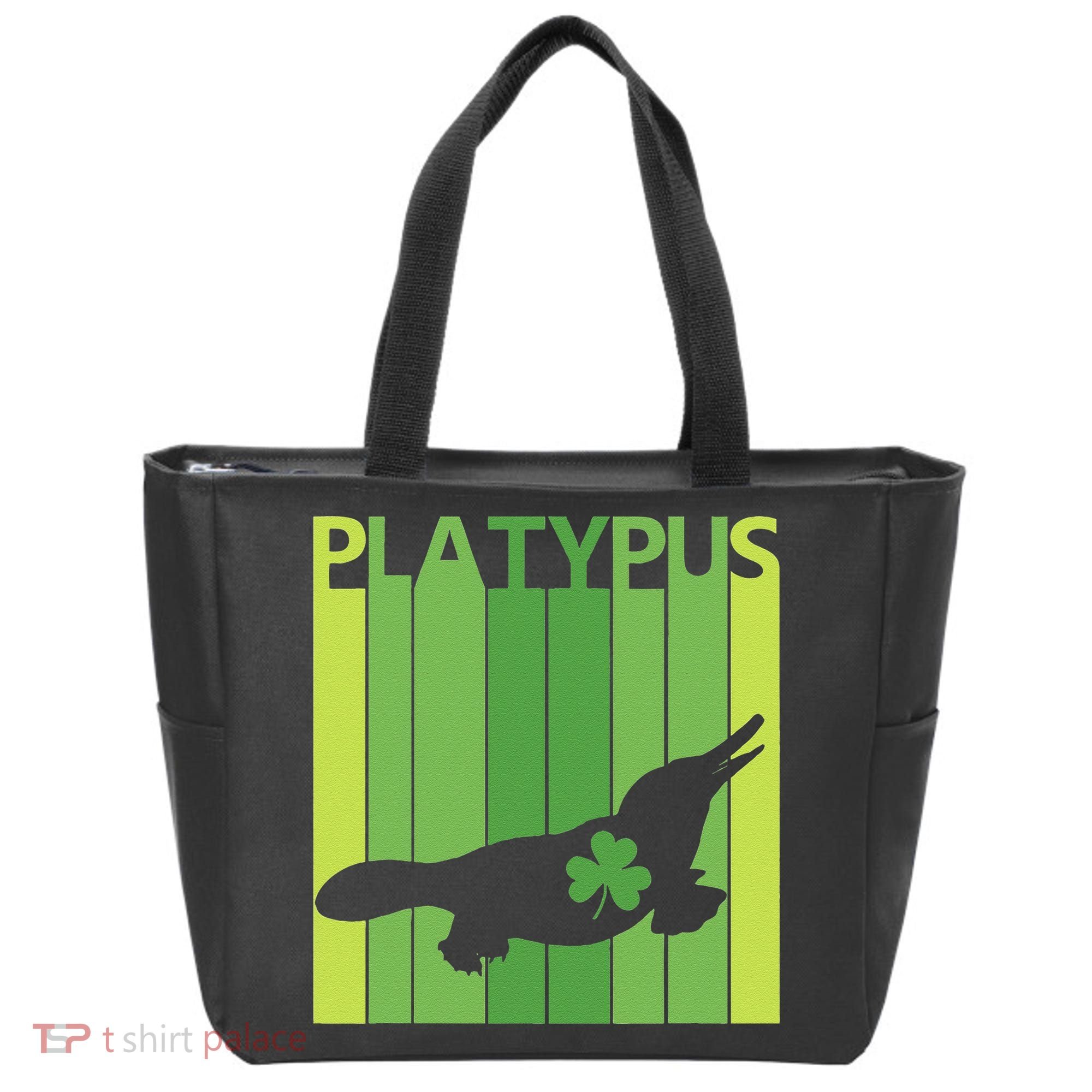Lucky Platypus St Patrick's Day Irish Gift Tote Bag