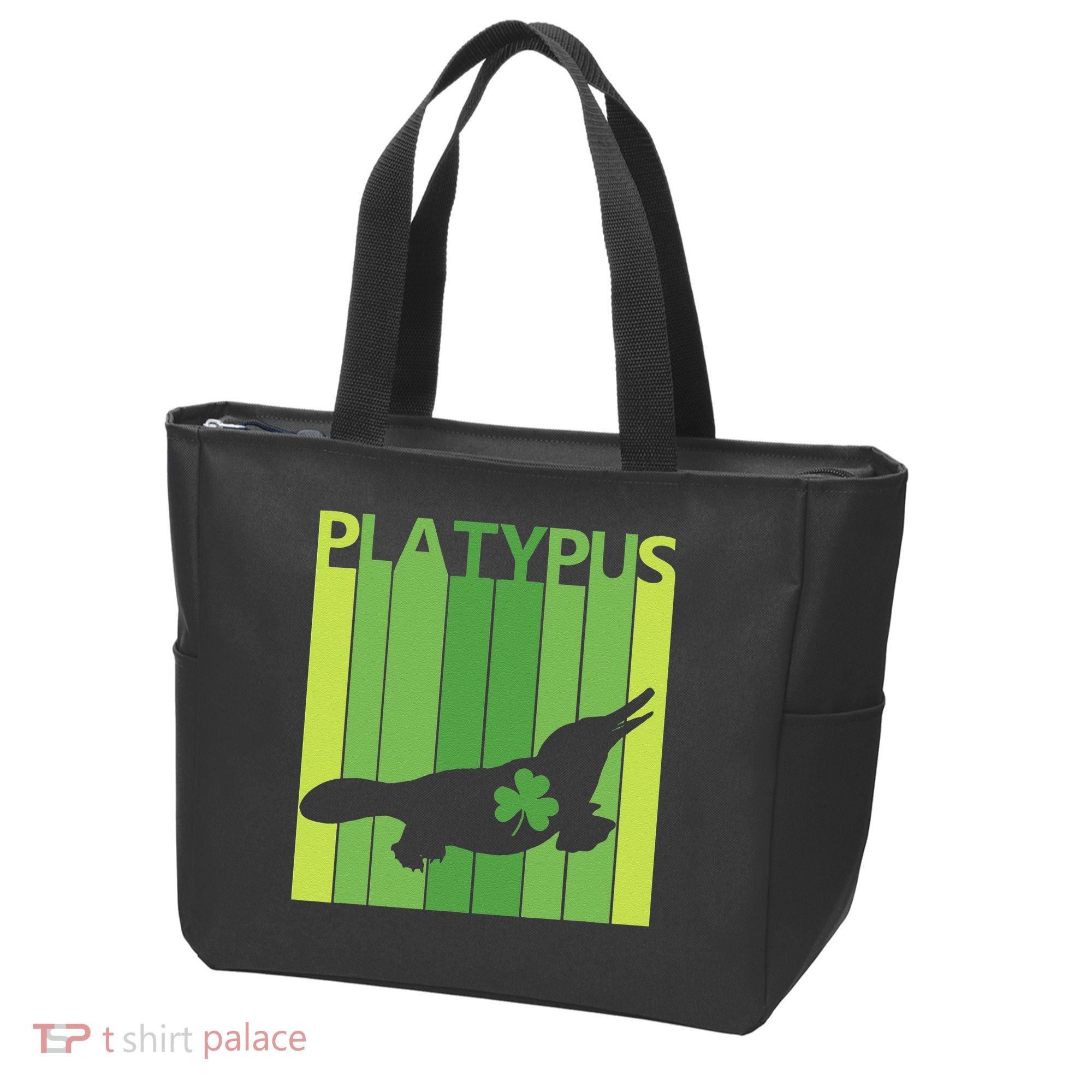 Lucky Platypus St Patrick's Day Irish Gift Tote Bag