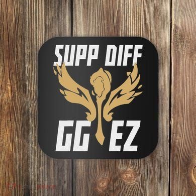League Players Supp Diff Legends Coaster