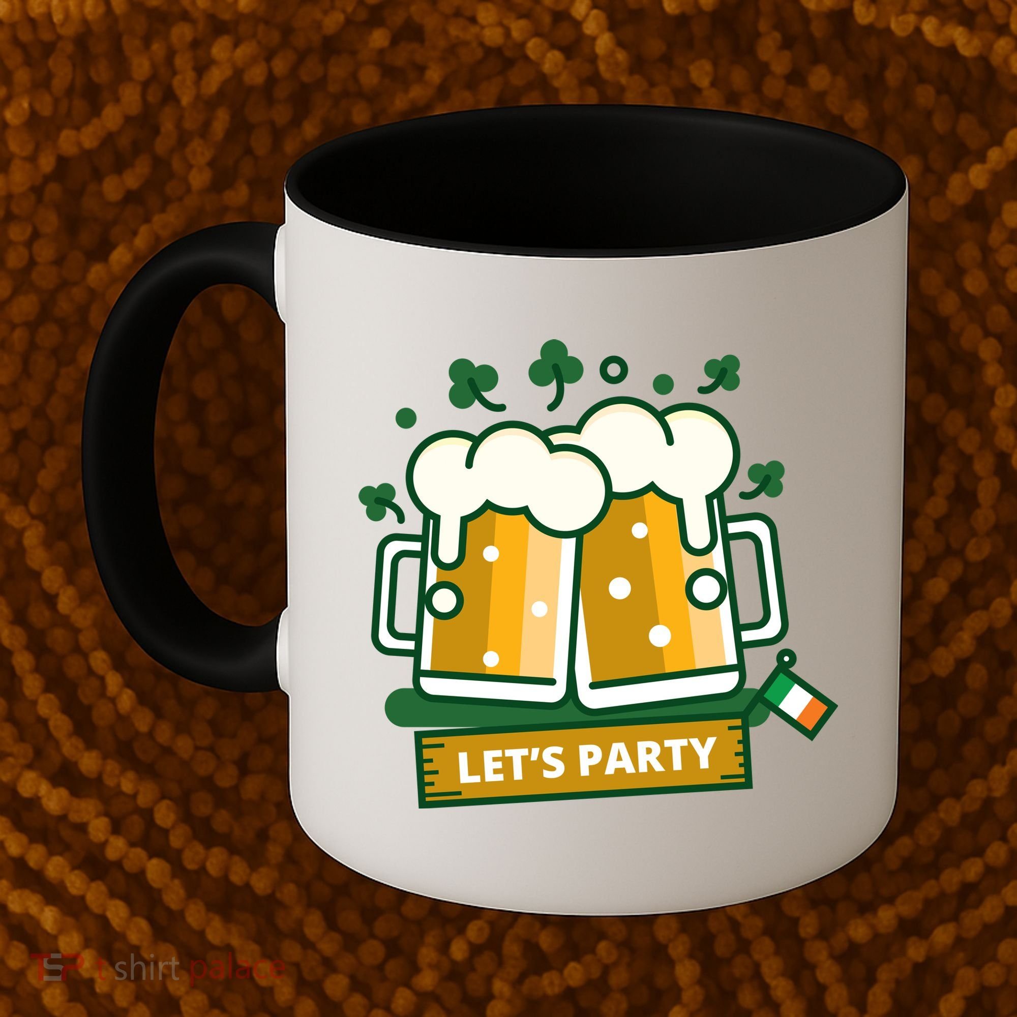 Let's Party St Patrick's Day Ireland Coffee Mug