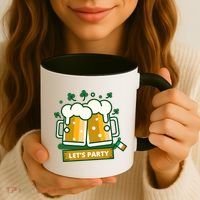 Let's Party St Patrick's Day Ireland Coffee Mug thumb 3