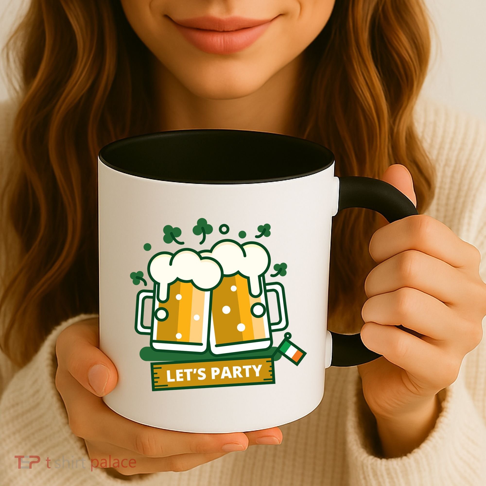 Let's Party St Patrick's Day Ireland Coffee Mug