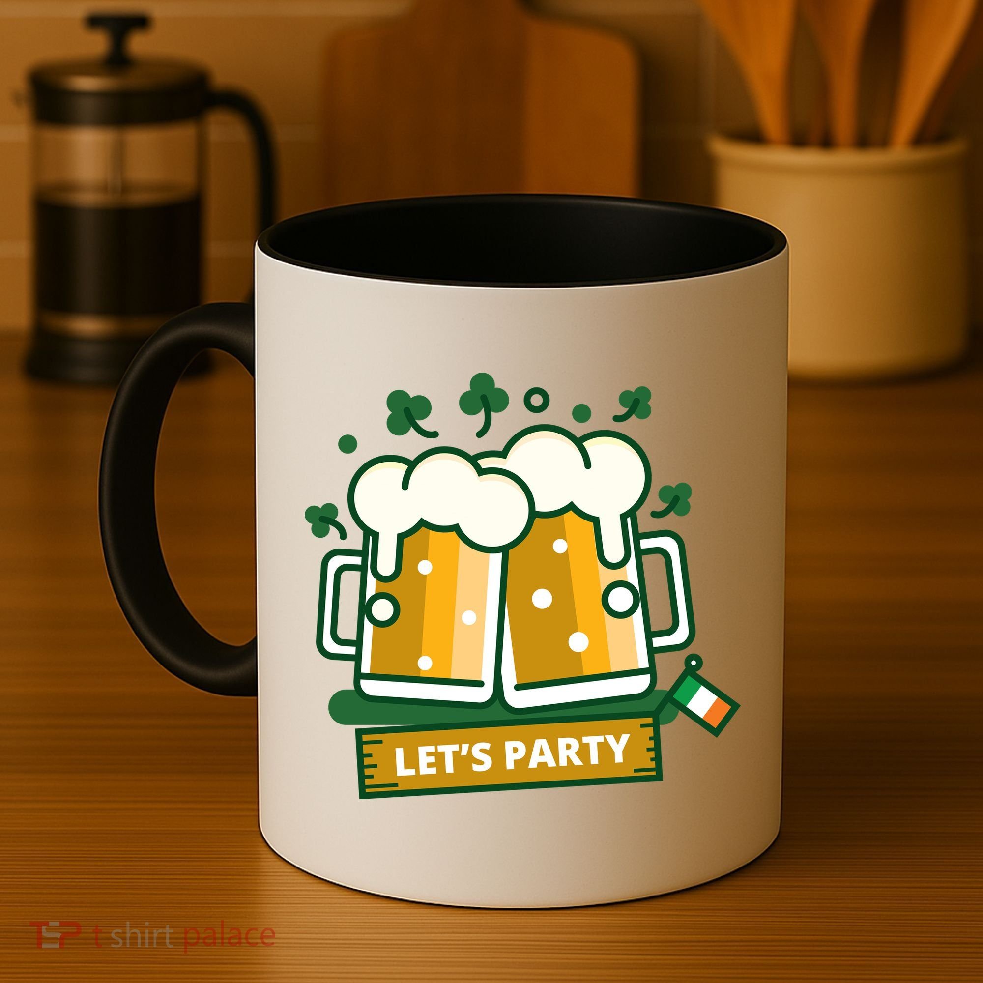 Let's Party St Patrick's Day Ireland Coffee Mug