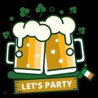 Let's Party St Patrick's Day Ireland Ornament thumb 1