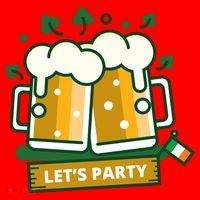 Let's Party St Patrick's Day Ireland Santa Hat thumb 1