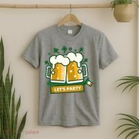 Let's Party St Patrick's Day Ireland T-Shirt thumb 2