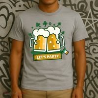 Let's Party St Patrick's Day Ireland T-Shirt thumb 3