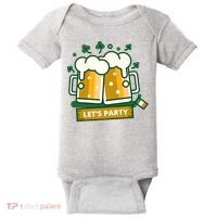 Let's Party St Patrick's Day Ireland Baby Bodysuit thumb 0