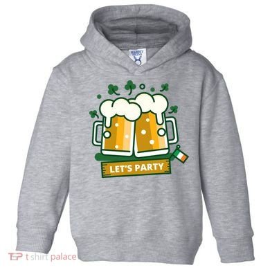 Let's Party St Patrick's Day Ireland Toddler Hoodie