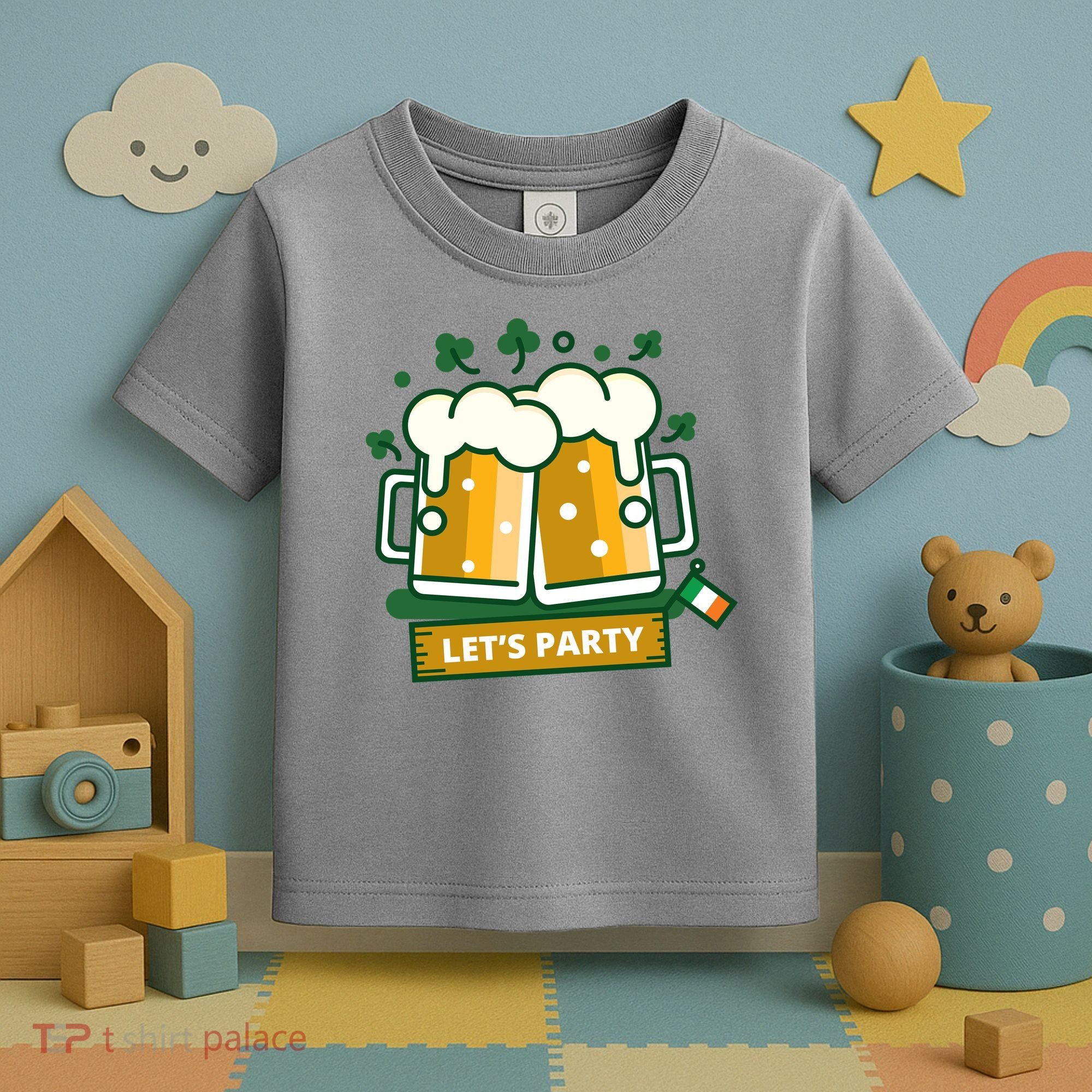 Let's Party St Patrick's Day Ireland Toddler T-Shirt