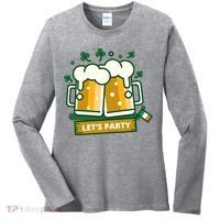 Let's Party St Patrick's Day Ireland Women's Long Sleeve Shirt thumb 0