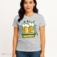 Let's Party St Patrick's Day Ireland Women's T-Shirt thumb 4