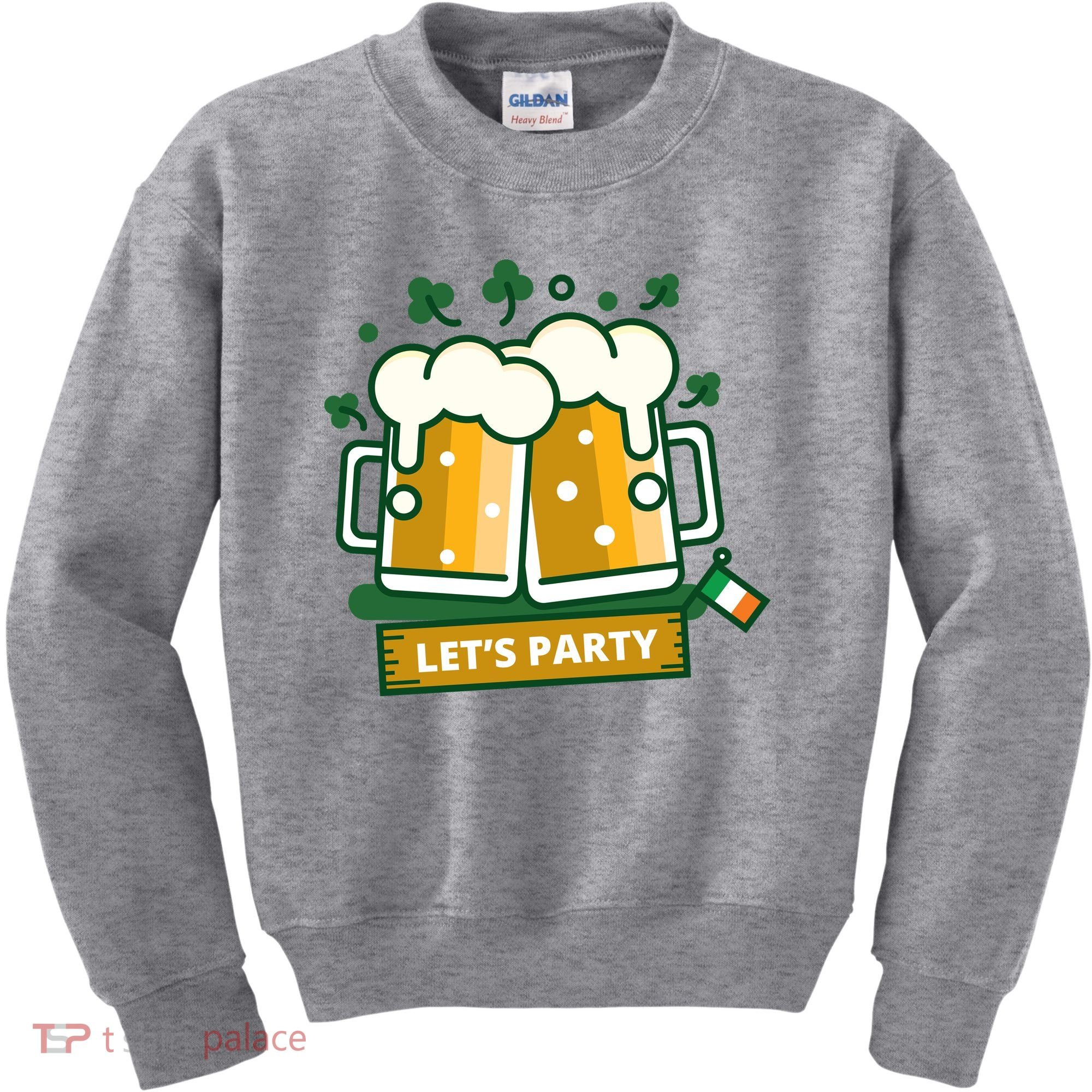 Let's Party St Patrick's Day Ireland Kids Sweatshirt
