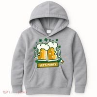 Let's Party St Patrick's Day Ireland Kids Hoodie thumb 0