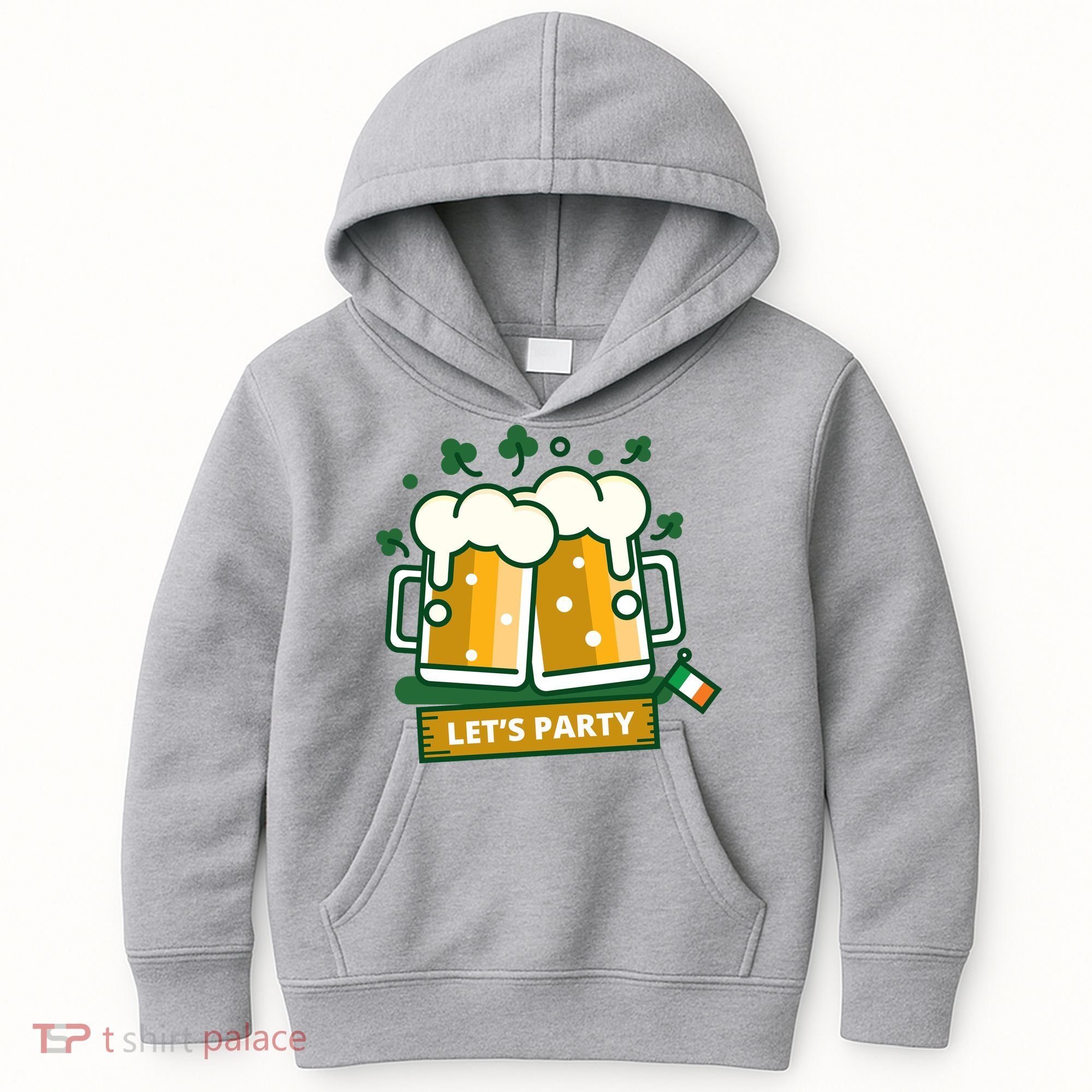 Let's Party St Patrick's Day Ireland Kids Hoodie