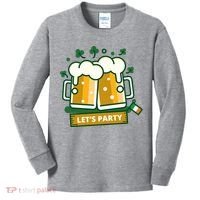 Let's Party St Patrick's Day Ireland Kids Long Sleeve Shirt thumb 0