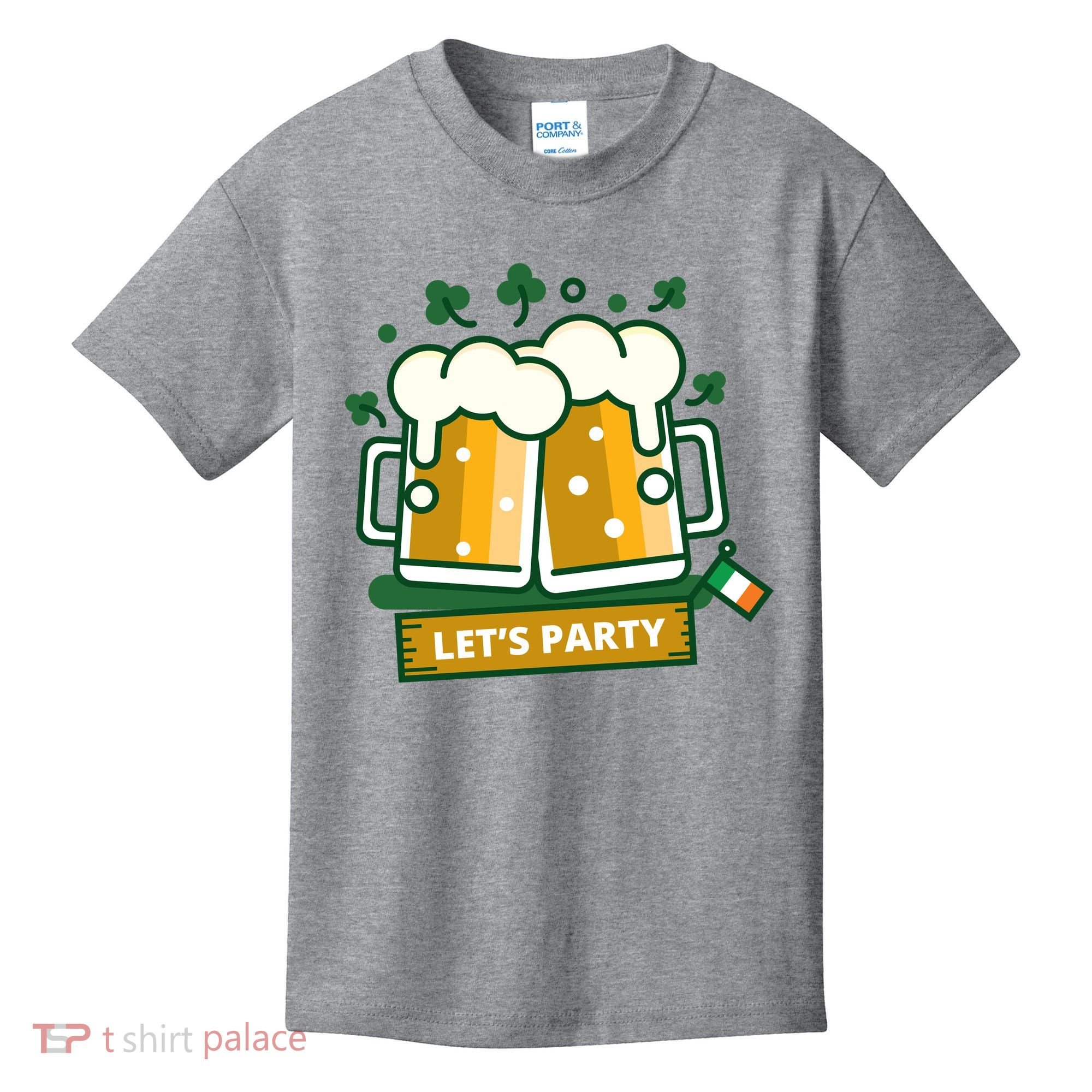 Let's Party St Patrick's Day Ireland Kids T-Shirt