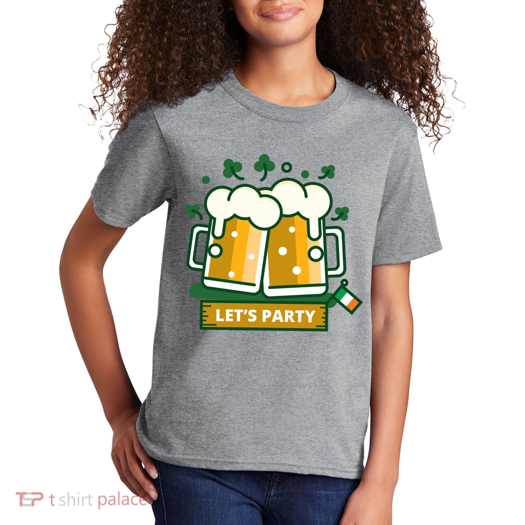 Let's Party St Patrick's Day Ireland Kids T-Shirt