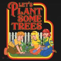 Let’s Plant Some Trees Cannabis Humor Marijuana Funny Weed Backpack thumb 2