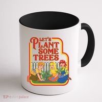 Let’s Plant Some Trees Cannabis Humor Marijuana Funny Weed Coffee Mug thumb 1