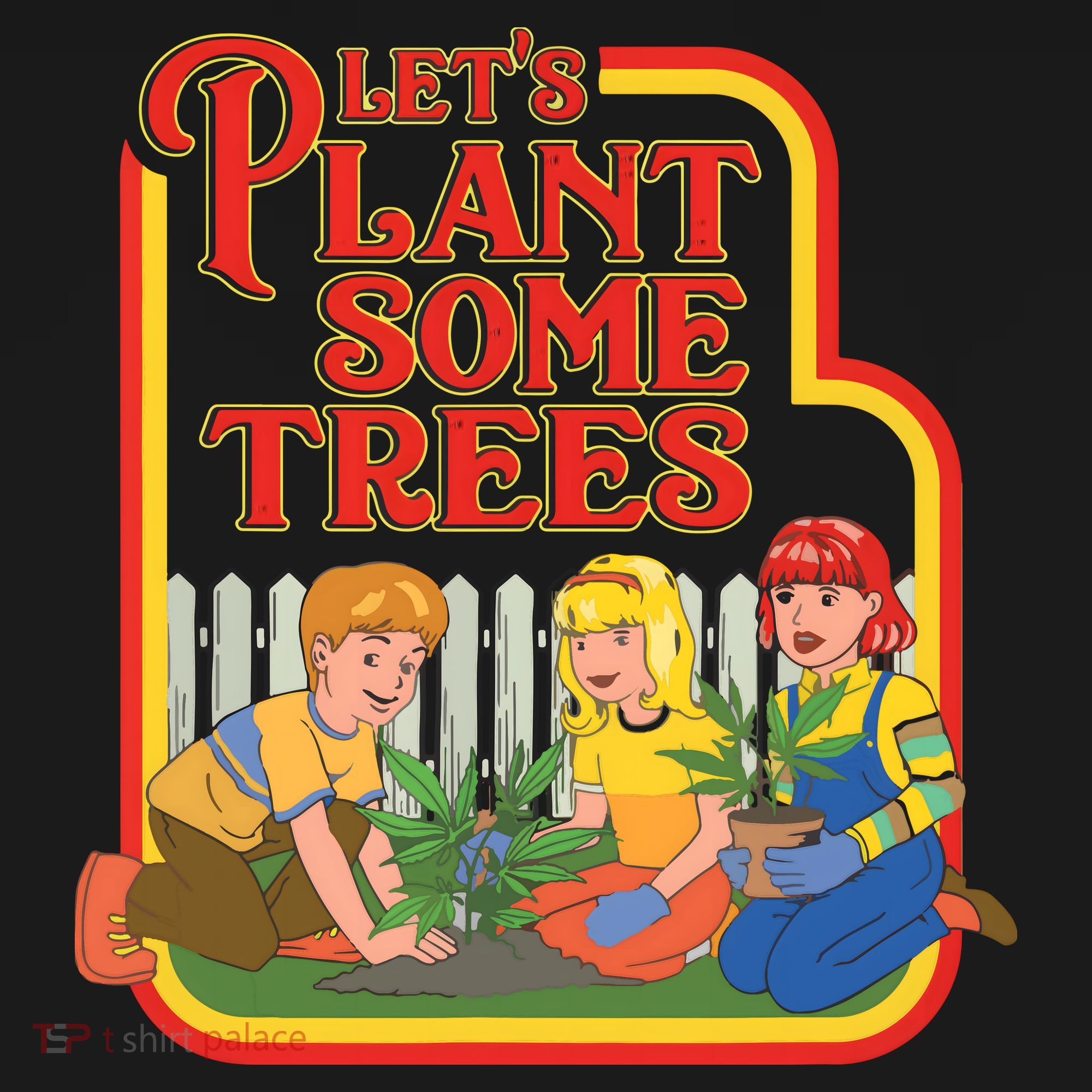 Let’s Plant Some Trees Cannabis Humor Marijuana Funny Weed Ornament