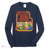 Let’s Plant Some Trees Cannabis Humor Marijuana Funny Weed Long Sleeve Shirt thumb 0