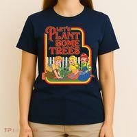 Let’s Plant Some Trees Cannabis Humor Marijuana Funny Weed T-Shirt thumb 4