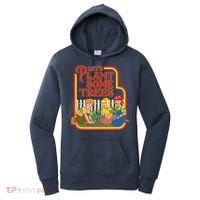 Let’s Plant Some Trees Cannabis Humor Marijuana Funny Weed Women's Hoodie thumb 0