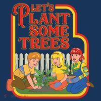 Let’s Plant Some Trees Cannabis Humor Marijuana Funny Weed Women's Tank Top thumb 5