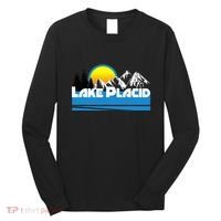 Lake Placid T Retro Style Lake Placid Ny Long Sleeve Shirt thumb 0