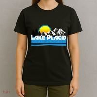 Lake Placid T Retro Style Lake Placid Ny T-Shirt thumb 4