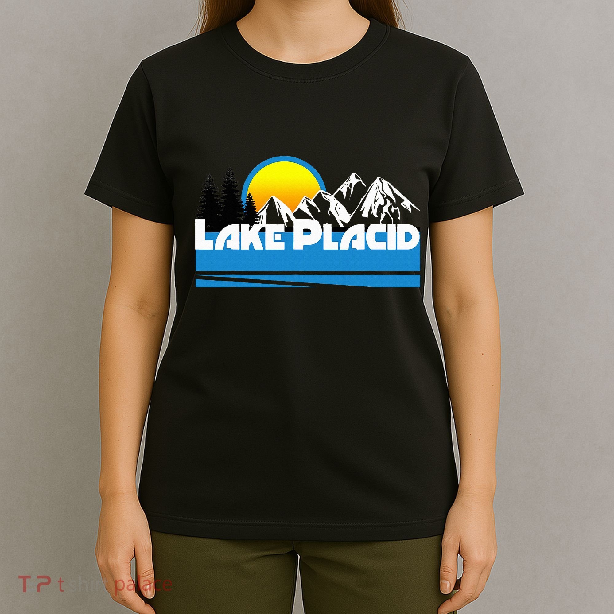 Lake Placid T Retro Style Lake Placid Ny T-Shirt