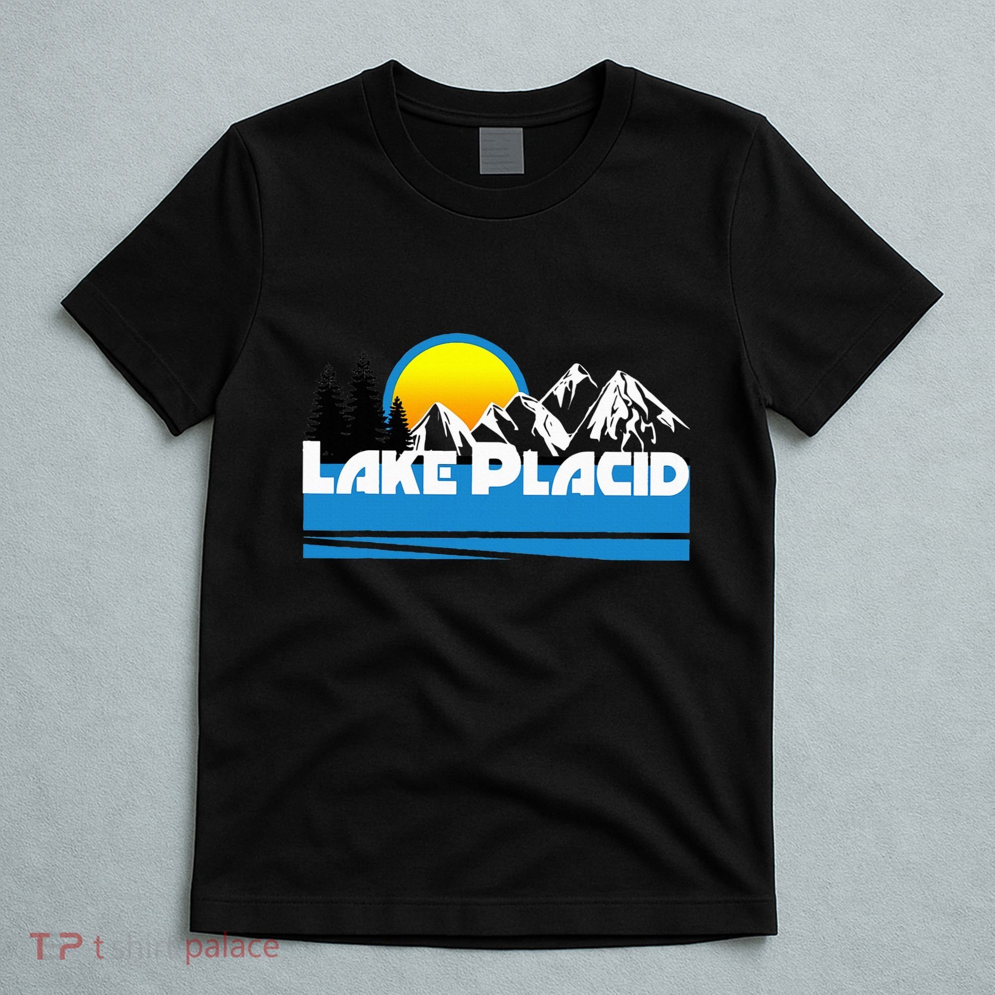 Lake Placid T Retro Style Lake Placid Ny T-Shirt