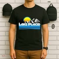 Lake Placid T Retro Style Lake Placid Ny T-Shirt thumb 6